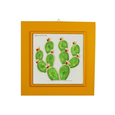 Ceramic Wall Tile Pricly Pear Folk PI297FC Ceramic Wall Tile Pricly Pear Folk PI297FC